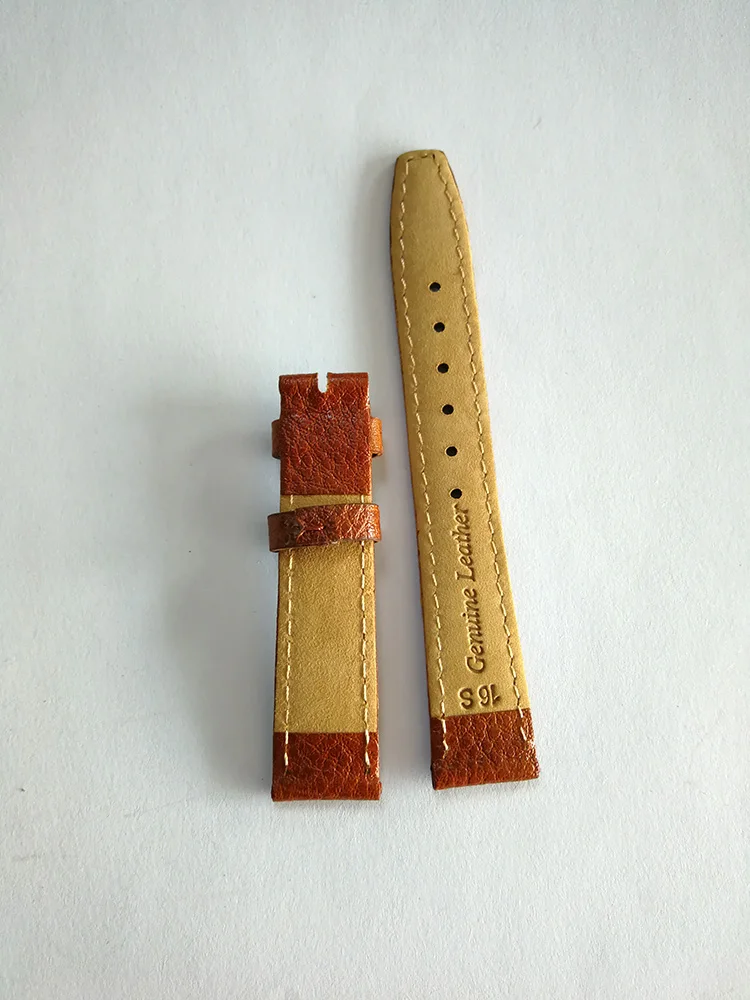 

Litchi pattern Genuine Leather watch strap 16mm 17mm 18mm 19mm 20mm buckle size 16mm watchband antiallergic wristwatches band
