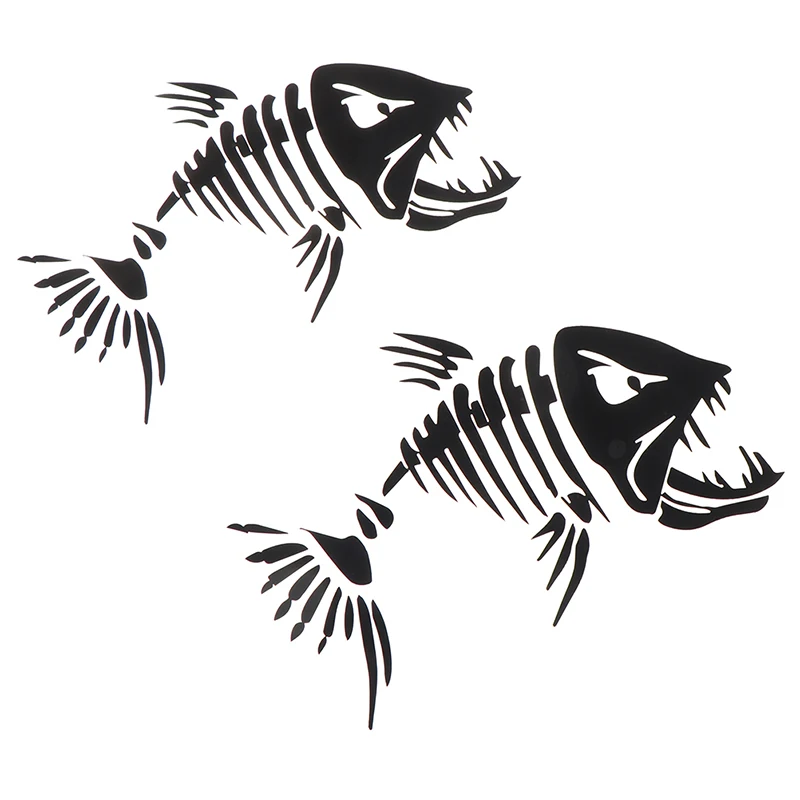 2 шт. стикеры со скелетом фотографические Аксессуары Для Каяка рыбалки лодки
