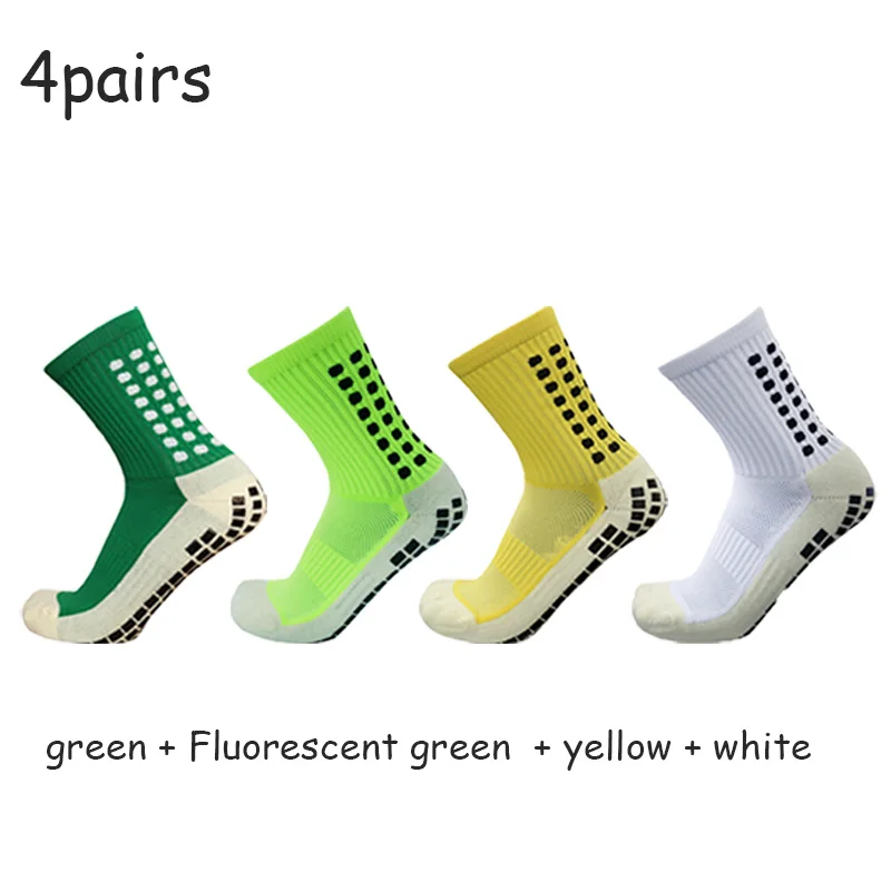 Sports Football Socks Non-slip Silicone Bottom Wear-resistant Breathable Rugby Baseball Soccer Socks Men Women
