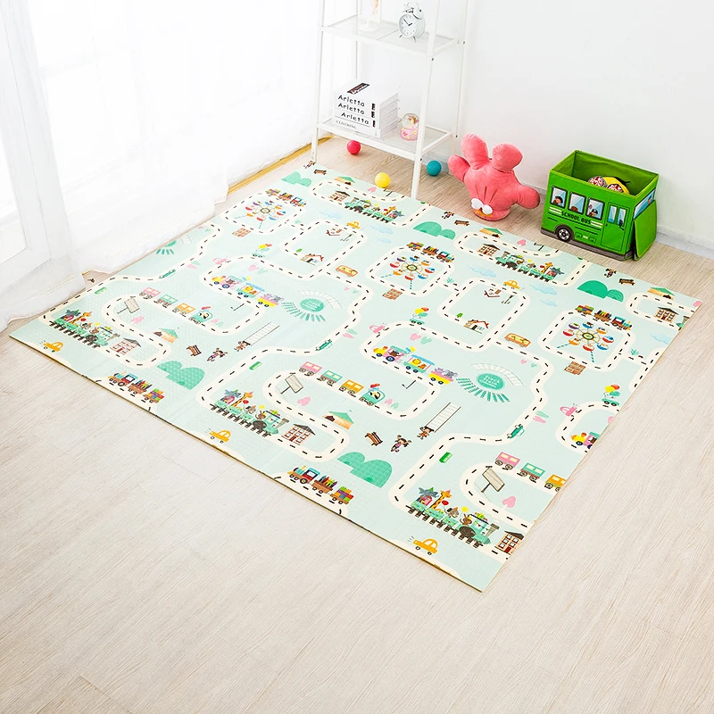 Складной детский игровой коврик 200x180 см Xpe пазл игрушки для детей лазания игры