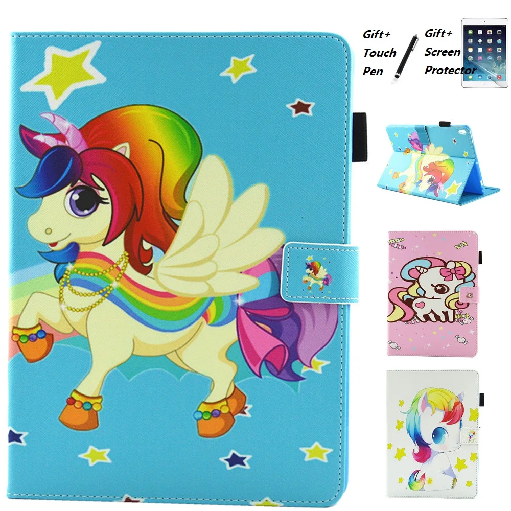 Cartoon h Folding Flip PU Leather Cover Case for Samsung Galaxy Tab A 10.1 T585 T580 T580N Cases | Компьютеры и офис