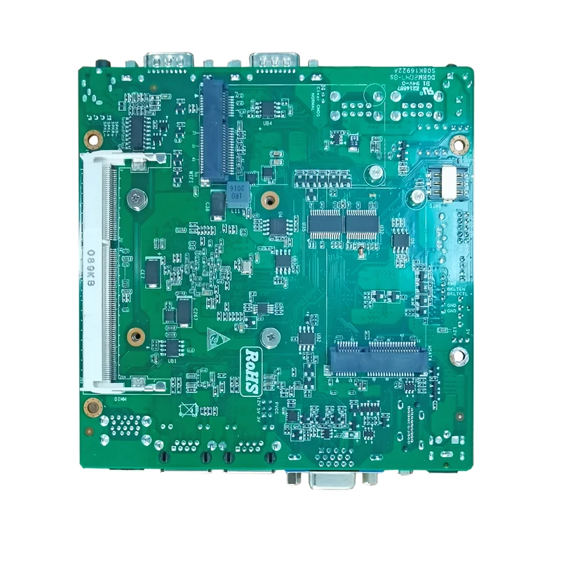 Материнская плата Bay Trail J1900 NANO-ITX с VGA/HDMI/LVDS 2 COM Dual LAN MSATA WIFI/4G DDR3L DC 12V | Компьютеры и