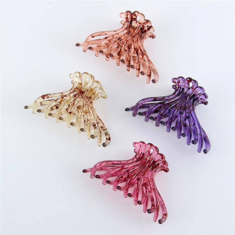 Женские резиновые заколки крабы эластичные аксессуары для волос украшения тиары