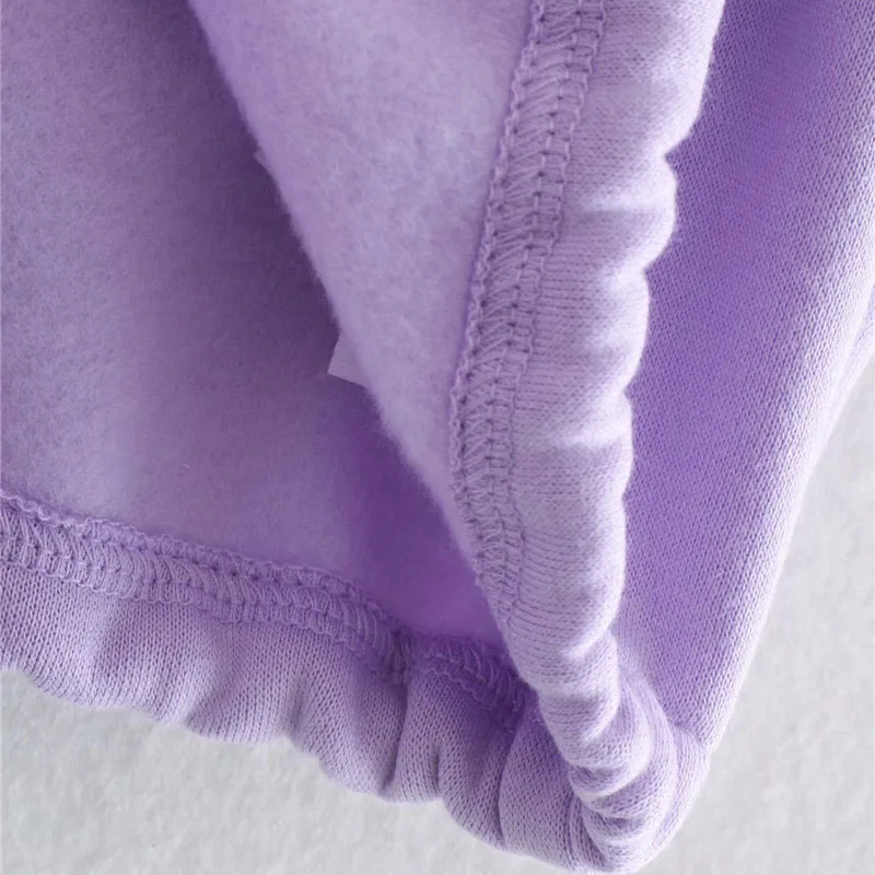 

Women Fashion Drawstring Tied Loose Cropped Hoodies Vintage Long Sleeve Hooded Female Pullovers Chic Tops