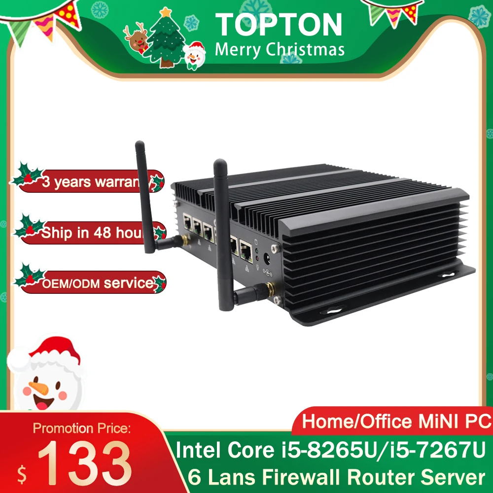 ПК Pfsense высокая конфигурация Intel Core i5 8250U 2400 МГц ОЗУ DDR4 макс. 32 ГБ брандмауэр