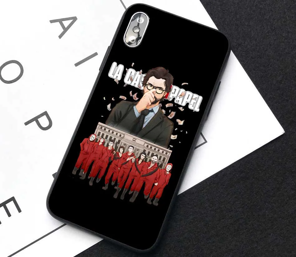 LA Casa De Papel Bella ciao heist money Испания ТВ чистый мягкий чехол для iPhone 6S 7 8Plus 11 Pro MAX 2019 SE 5 8 XR
