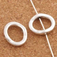 40pcs open oval bead frame charms 15 1x12 8mm zinc alloy pendants jewelry diy l765