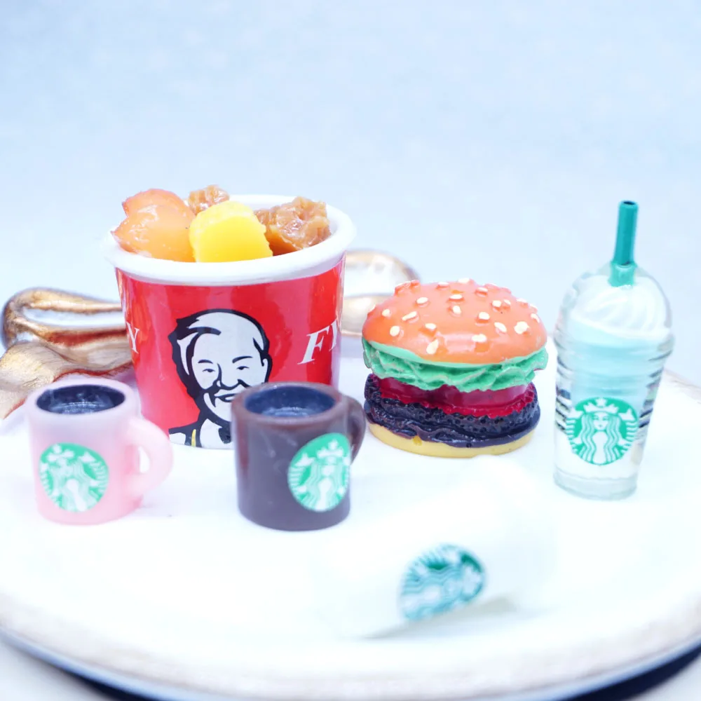 6 шт. мини кукольный домик куклы модель питья аксессуары для 1/6 BJD Blyth Azone Barbi