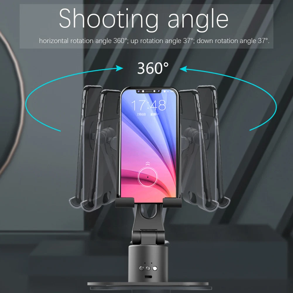 

Stablizer Alloy Adjustable Holder Intelligent For Vlog Face Tracking 360 Degree Rotation Smartphone Gimbal Video Recording