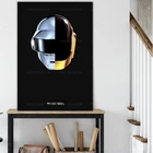 Шлем Daft Punk случайный доступ воспоминания музыки крутой Настенный декор Художественная печать плакат и печать на холсте Картина декор комнаты рамка