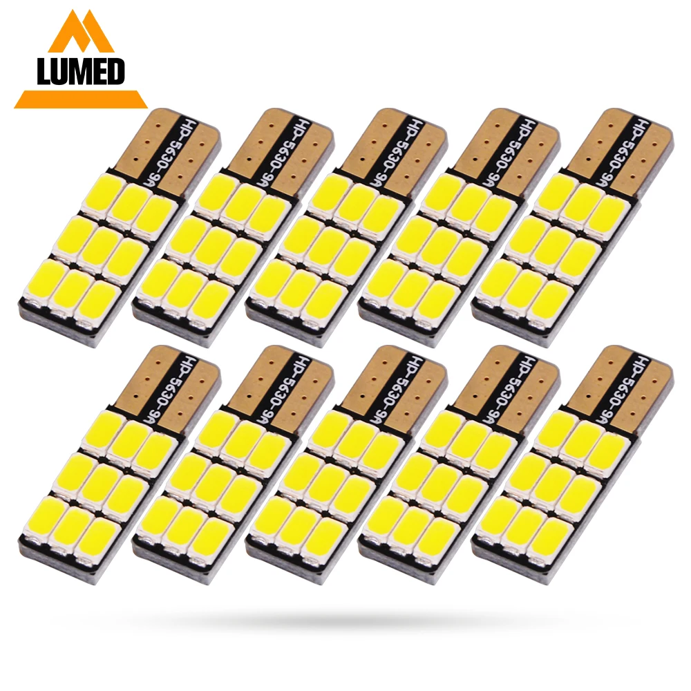 10 шт. автомобильный T10 светодиодный 194 168 W5W 9 5630 SMD клиновидная лампа автомобильные