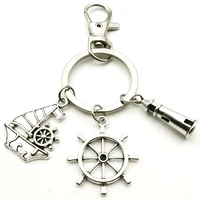lighthouse best friend helm sailing keychain hand in hand little finger swear promise key chain key ring key chain mens jewelry