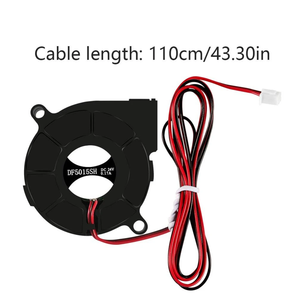 5015 4010 12V&amp24V Cooling Turbo Fan Brushless 3D Printer Parts 2Pin For Extruder DC Cooler Blower Part Black Plastic Fans | Компьютеры