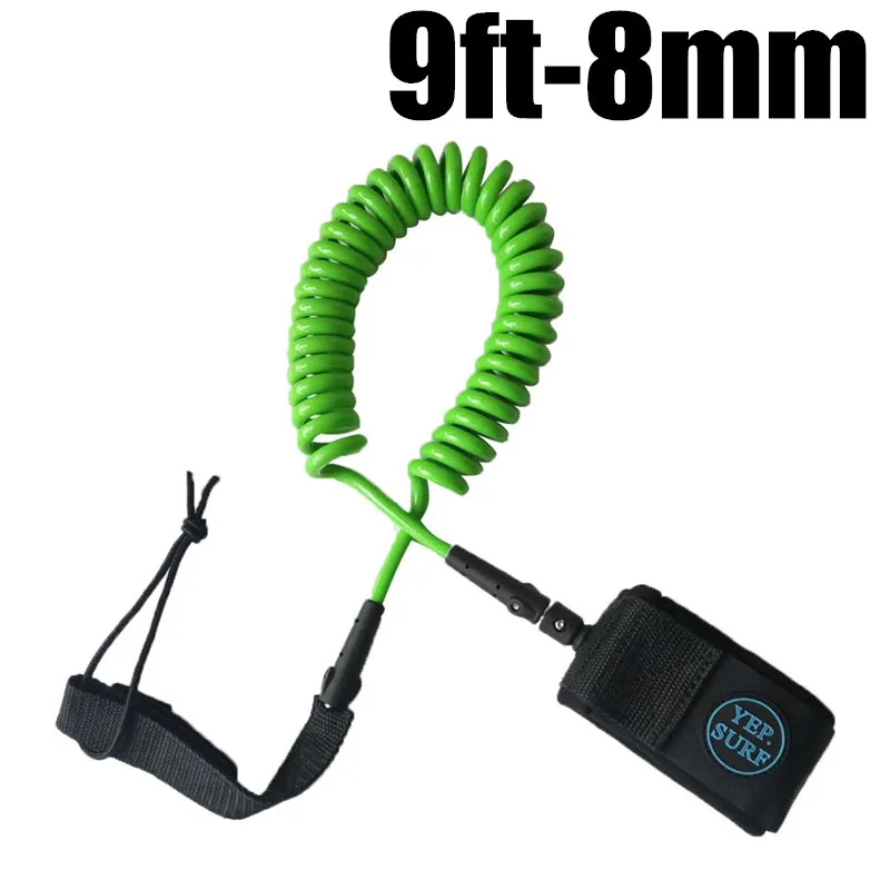 Спиральный поводок для доски серфинга 9 футов 8 мм новый дизайн серфинга|Серфинг| |
