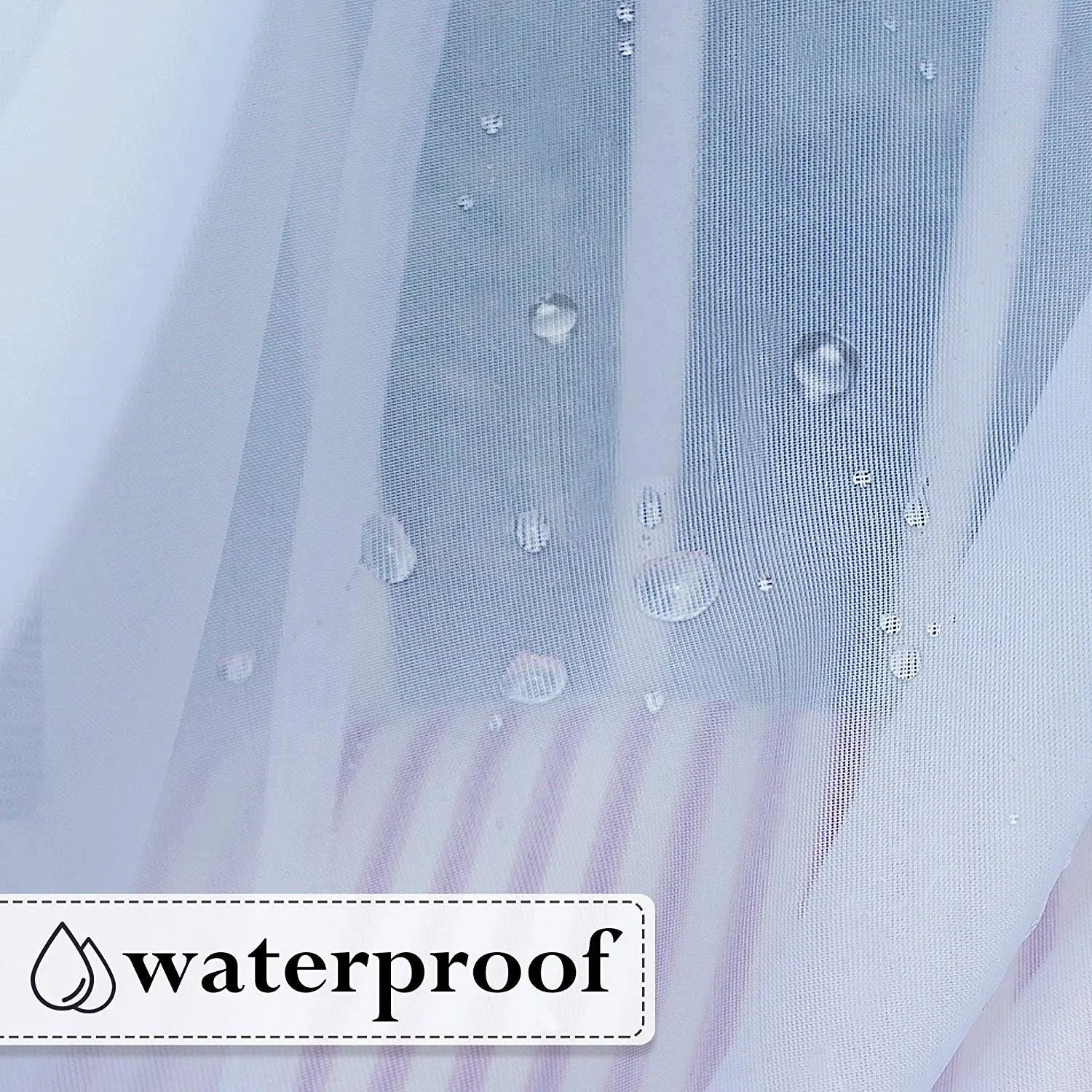 

NICETOWN Outdoor Waterproof Curtain Drape Blackout Light Blocking Fade Resistant with Grommet Rust-Proof for Porch&Beach&Patio