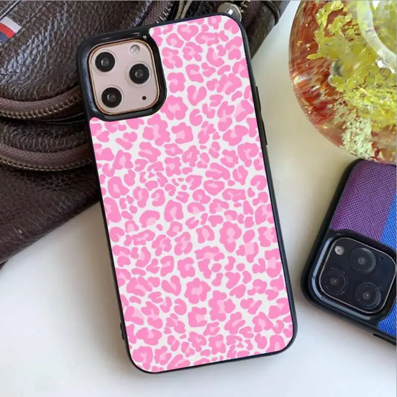Leopard Wildflower Phone Case Cover For iPhone 11 Pro X XS Max XR 5 6 6S 7 8 Plus Iphone 12 12pro TPU+PET Back | Мобильные телефоны