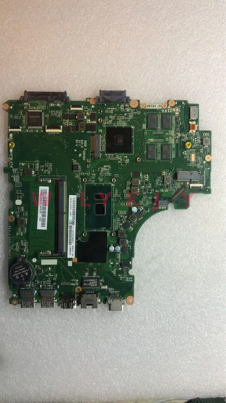 DA0LV6MB6F0 материнская плата для ноутбука Lenovo V310 14ISK V510 15IKB 14IKB ноутбук Процессор i3 6100U