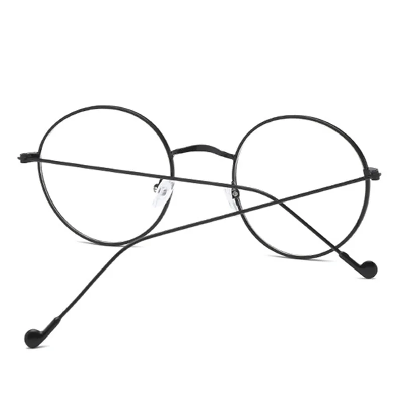 Очки XojoX круглые для близорукости мужчин и женщин Роскошные Металлические