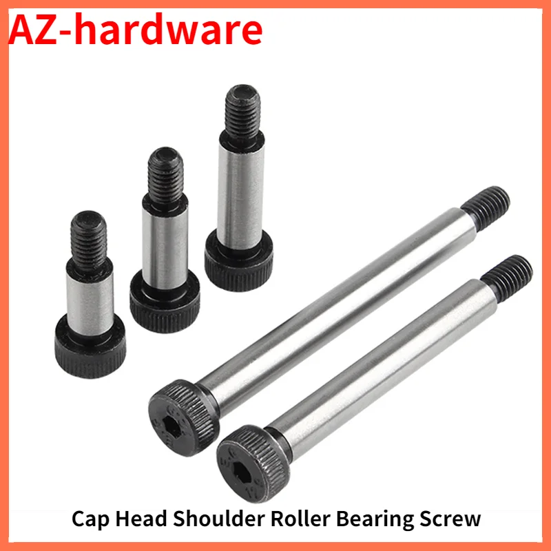 

12.9-Stage Plug Screws M5 Hex Hexagon Socket Cap Head Shoulder Roller Bearing Screw ISO7379 Carbon Steel Bolt High Tensile 5Pcs