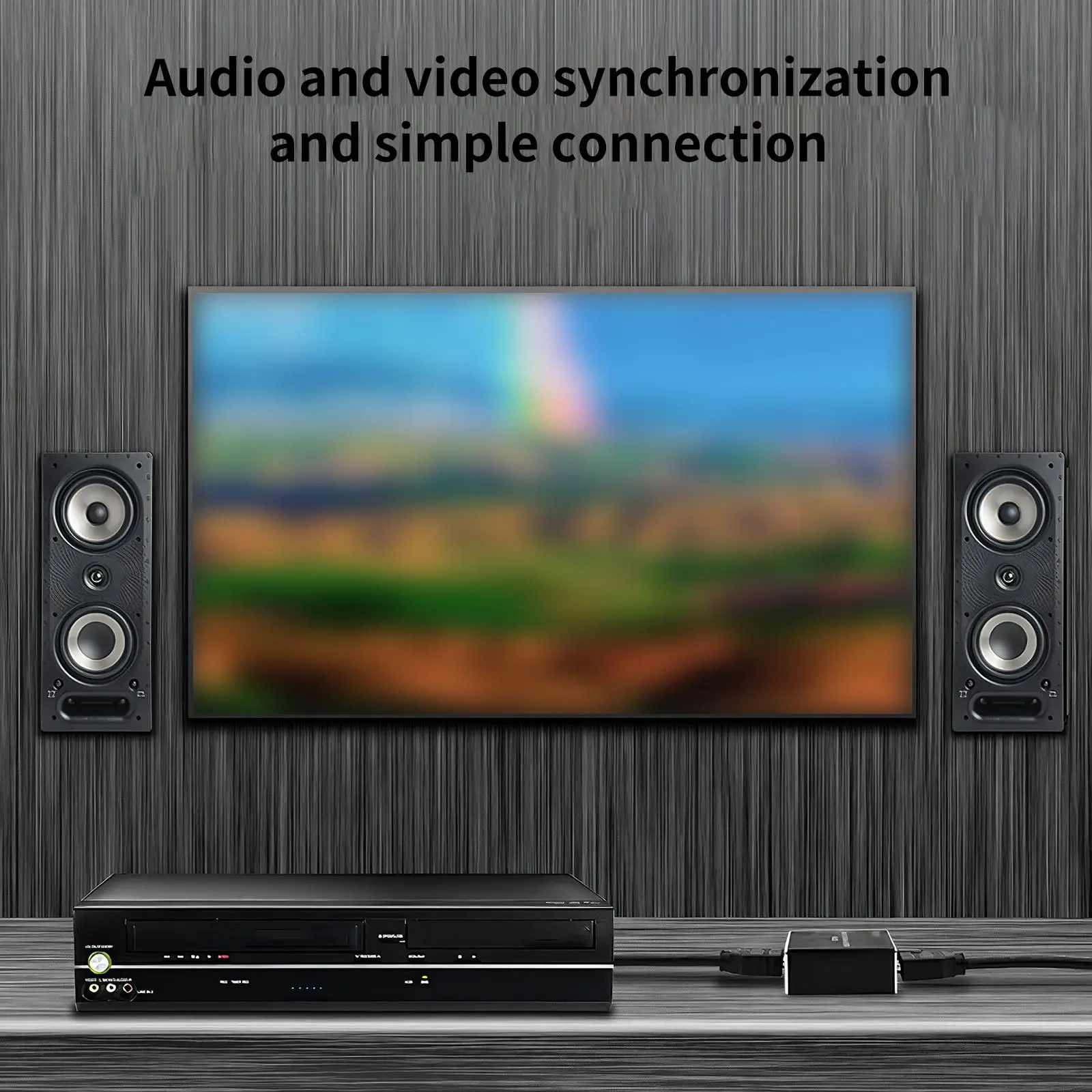 Разветвитель для аудиовыхода 4K x 2K оптический преобразователь ТВ плеера