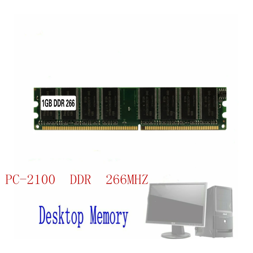 1 Гб DDR PC 2100 266 мгц модуль памяти для настольного ПК DDR1 RAM | Компьютеры и офис