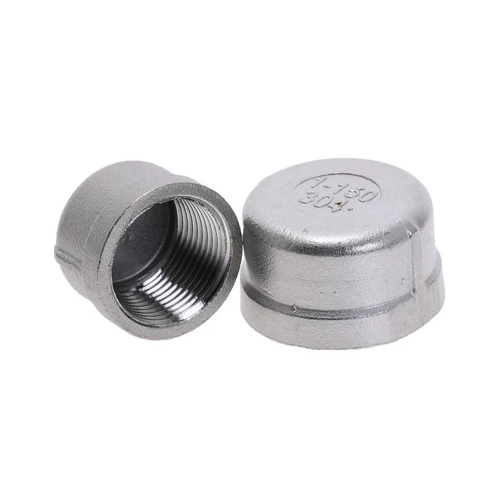 Фото 1pcs 304 stainless steel inner silk tube cap/head/tube plug pipe Plumbing Fittings Female Thread 1/4'' 3/8" 1/2'' 3/4" 1" 1pcs 304 stainless steel inner silk tube cap/head/tube plug pipe Plumbing Fittings Female Thread 1/4'' 3/8" 1/2'' 3/4" 1"