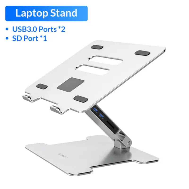 

Laptop Stand For Bed Work From Home Aluminium Alloy Adjustable , NILLKIN Laptop Holder Multi-Angle Stand Heat Release Foldable