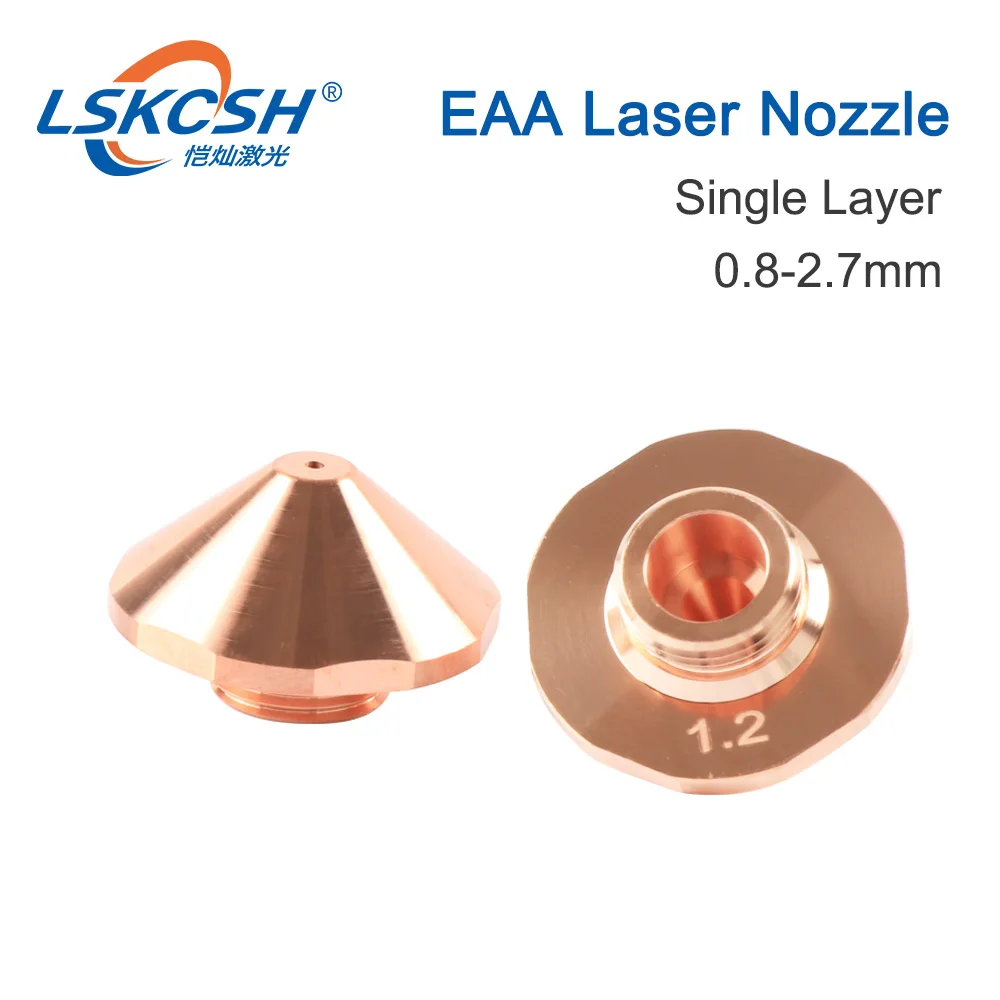 LSKCSH 10 шт./лот, новое однослойное сопло EAA Trulaser 0,8-2,7 мм для волоконно-резочных машин 5030