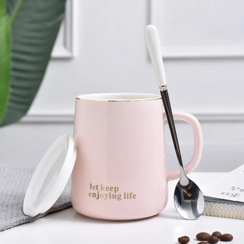 350 мл простая индивидуальная керамическая Студенческая кружка с буквенным