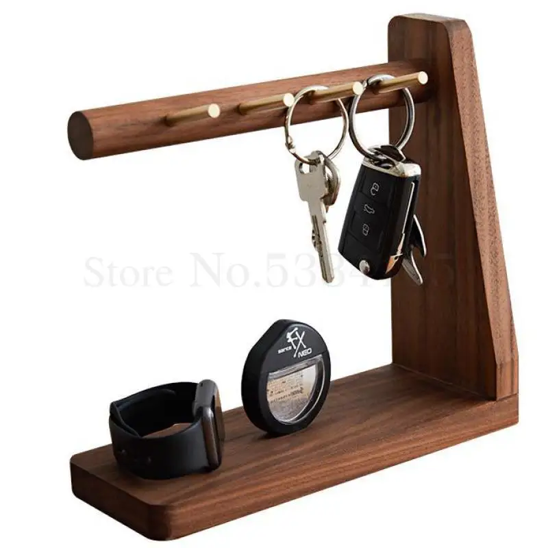 Твердая древесина пройти ключ приемная коробка креативные артефакты у входной