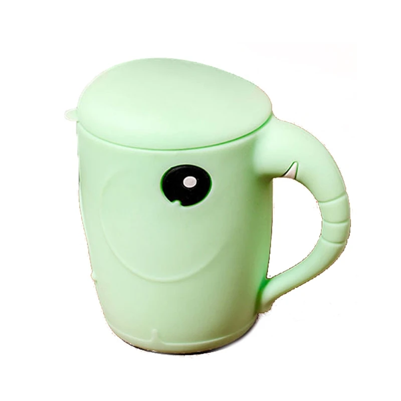 

Baby Feeding Cups Cute Cartoon Baby Learning Cups Food Grade For Toddlers & Kids With Silicone Cup
