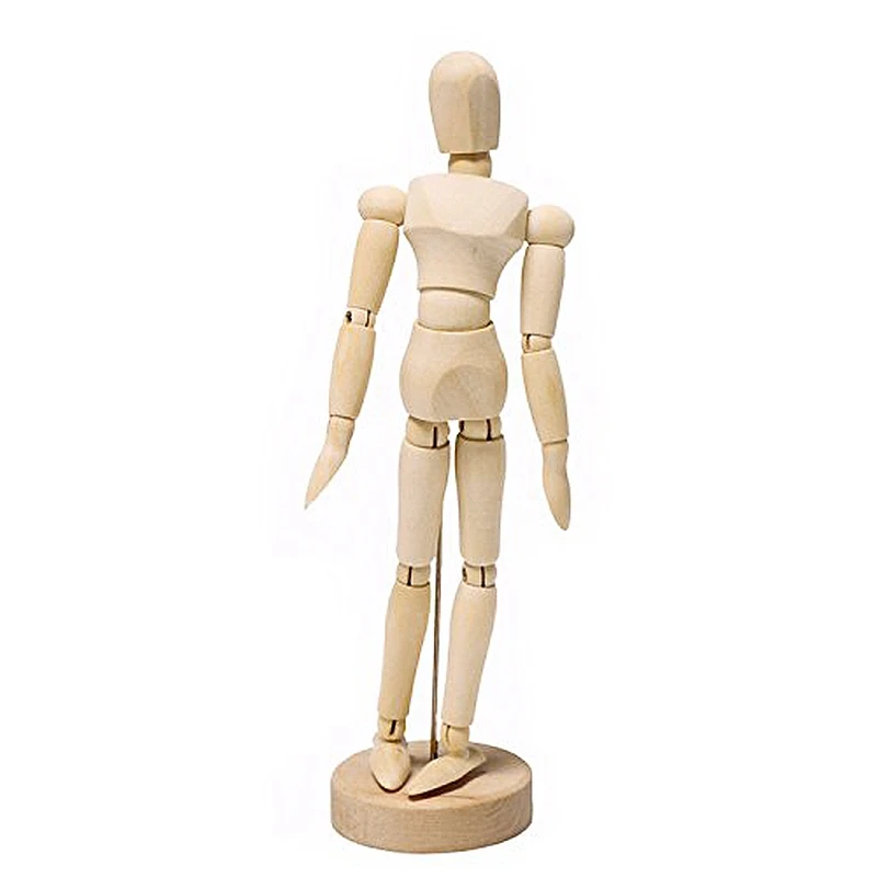 

FBIL-Wooden drawing Draft 14 Various poses produced Drawing material Movable model Doll 14 cm