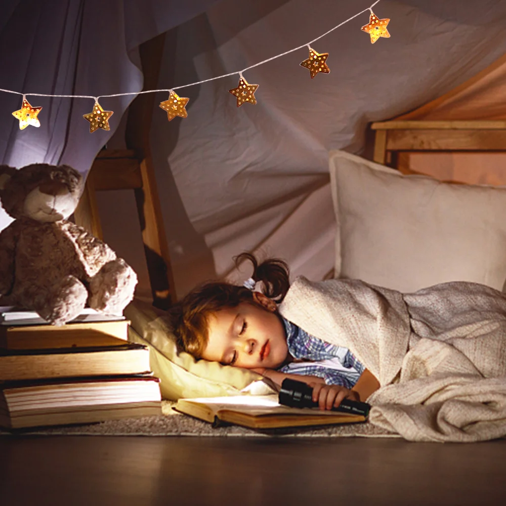 

1 Set LED String Lights Ramadan Muslim Decorative String Lamps for Home