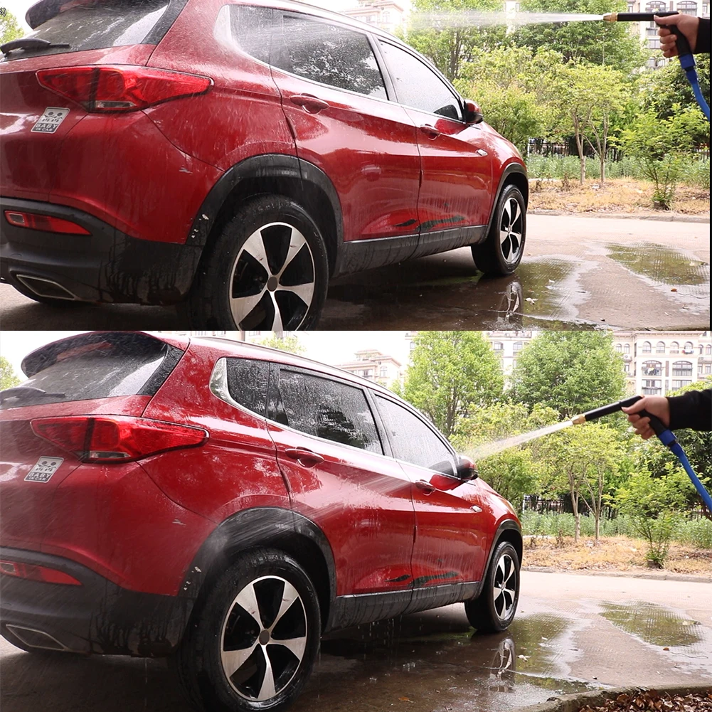 

16ft High Pressure Water Spray Gun Expandable Hose Spray Nozzle Kit Car Wash Garden Pipe Adjustable Spraying Garden Irrigation