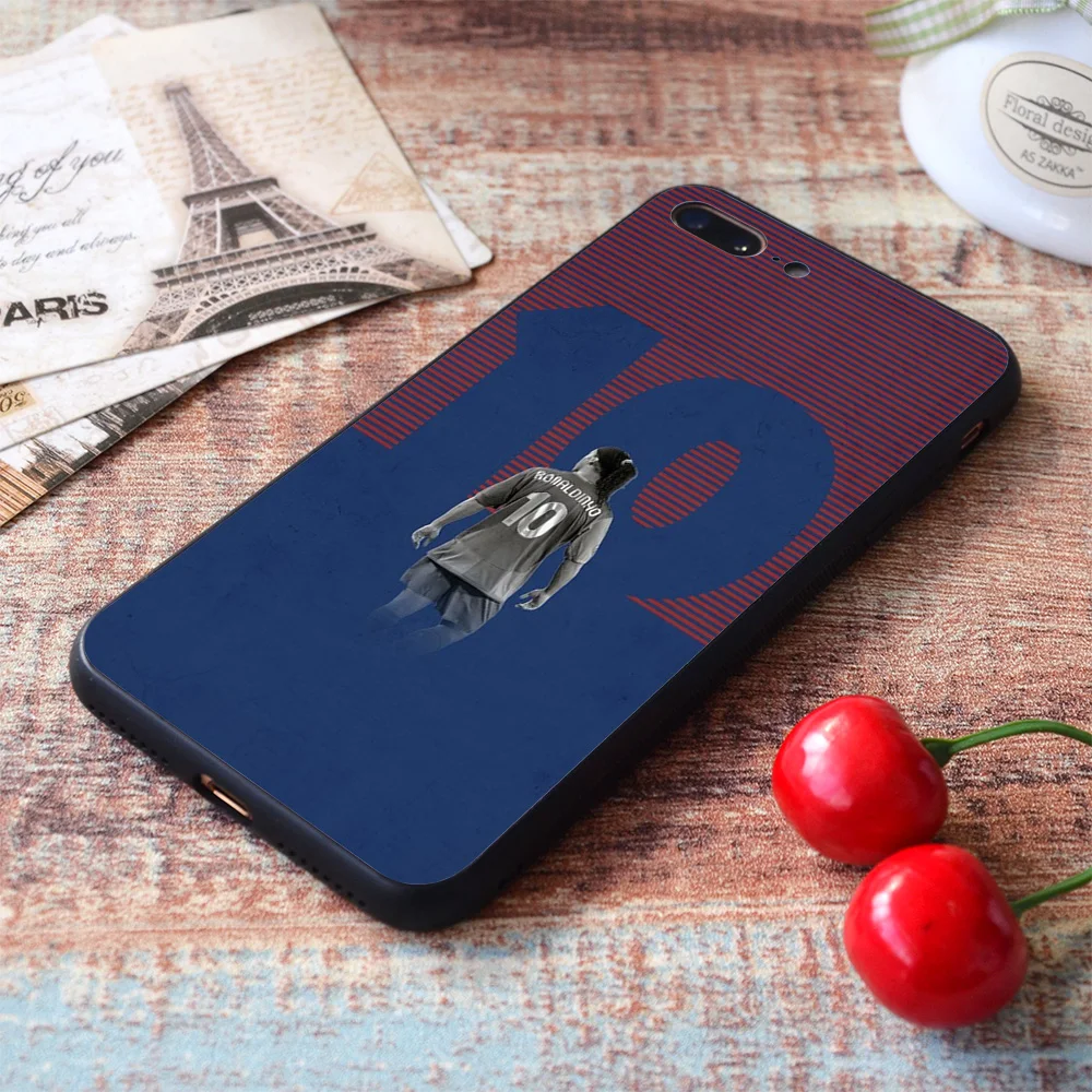 Мягкий чехол из ТПУ с рисунком для iPhone Ronaldinho | Мобильные телефоны и аксессуары