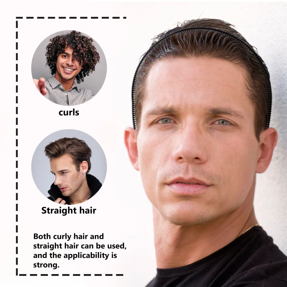 

8pcs Invisible Face Washing Hair Hoops Makeup Hairbands Boy Sports Hair Hoops