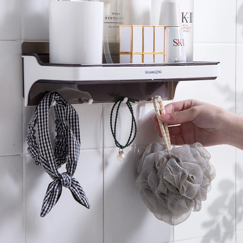 shower shelf for bathroom organizers with hooks shower storage shelves bath organizer wall mount shampoo storage bathroom holder free global shipping