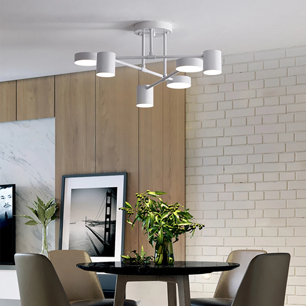 

Современная светодиодная люстра Homluce, 220 В, металлический корпус лампы, акриловые светильники для гостиной, спальни, домашняя люстра, потоло...