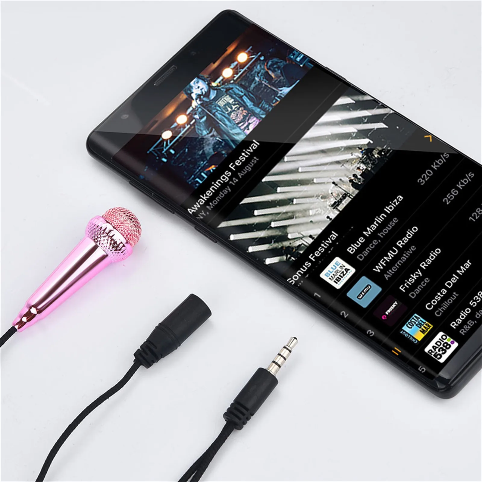 Портативный мини-микрофон 3 5 мм стерео Студийный конденсаторный микрофон KTV