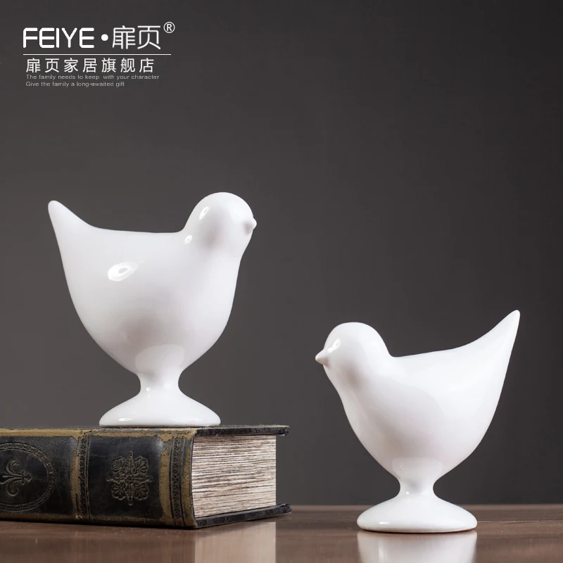 

Nordic birds small place study contracted household indoor living room TV cabinet office decoration decoration