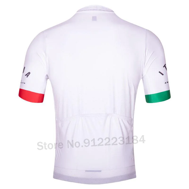 2021 итальянская велосипедная Джерси Мужская профессиональная команда белая