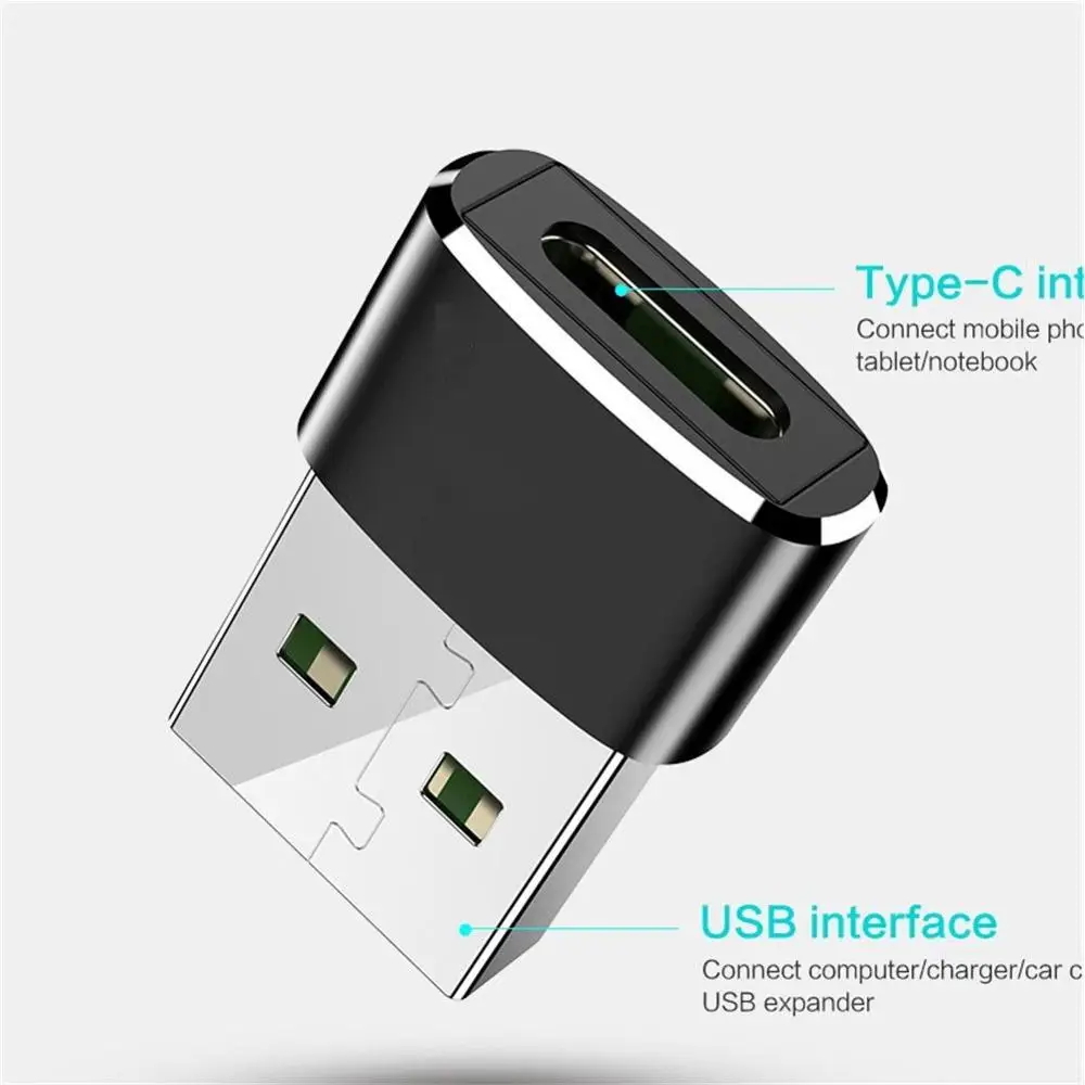 Портативный мини адаптер USB C кабель конвертер Внешний Тип Женский OTG 3 0 Мужской