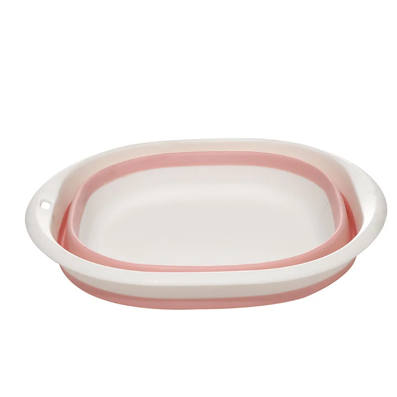 

Foldable wash basin student dormitory portable laundry tub household baby wash PP footbath travel vegetable washing fishing