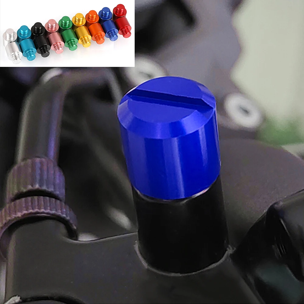 

CNC Mirrors Hole Plug Screws Cover Caps Thread Adapter Bolts For YAMAHA YZF R1 R1M R15 R25 R3 R6 R125 R15 R25 2013-2019 2020 21