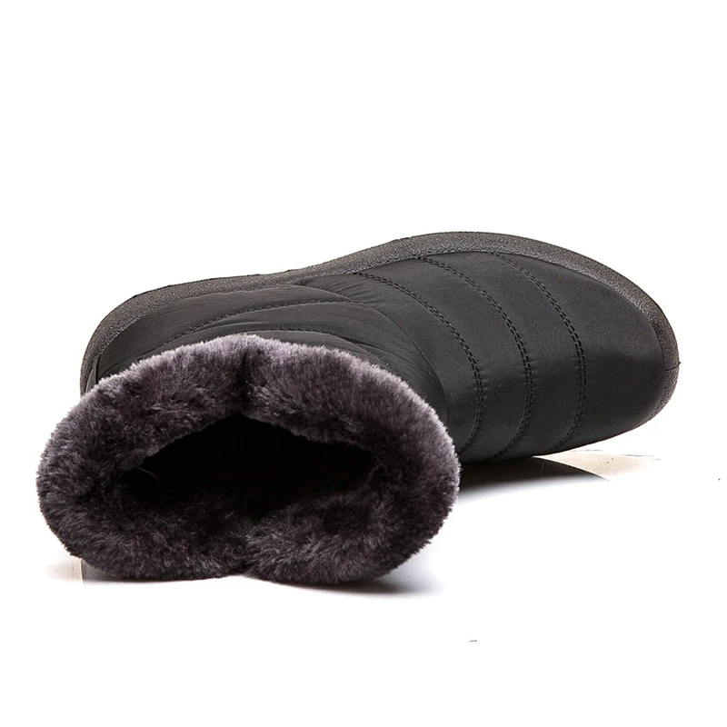 Botas Mujer Invierno зимние ботинки Короткие Зимние ботильоны водонепроницаемая обувь