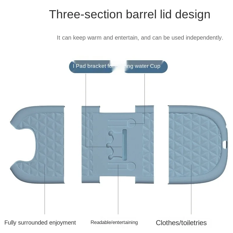 Ванна для взрослых Складная Семейный детский артефакт с крышкой массажные