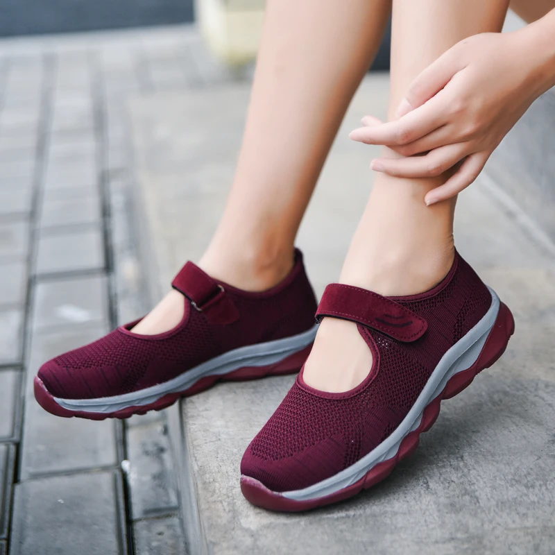 

Женские кроссовки для бега, сетчатые кроссовки, женская спортивная обувь на платформе, беговые кроссовки, женская спортивная обувь для трен...