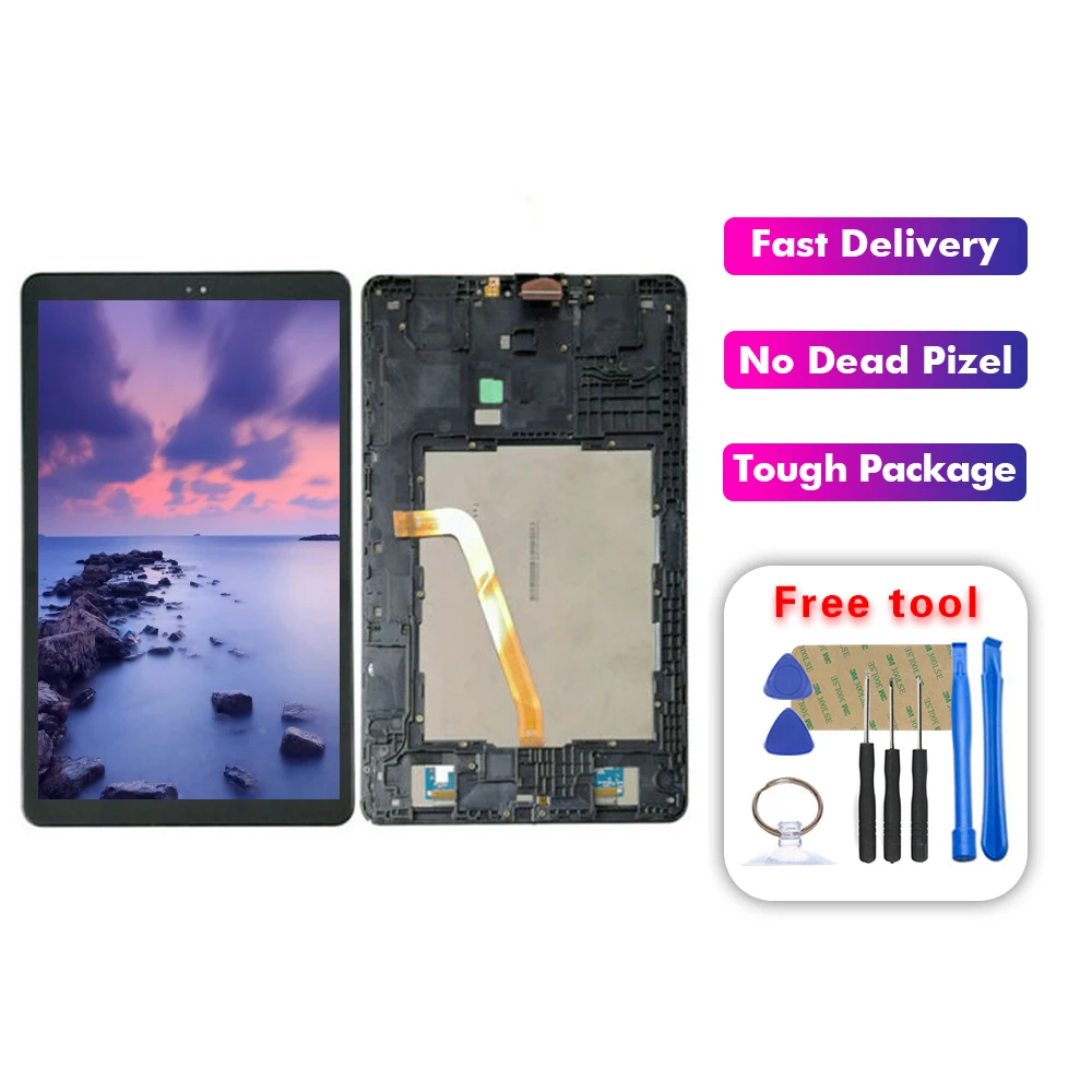 10 5 ''для Samsung Galaxy Tab A2 T590 SM T595 ЖК дисплей с сенсорным экраном и цифровым