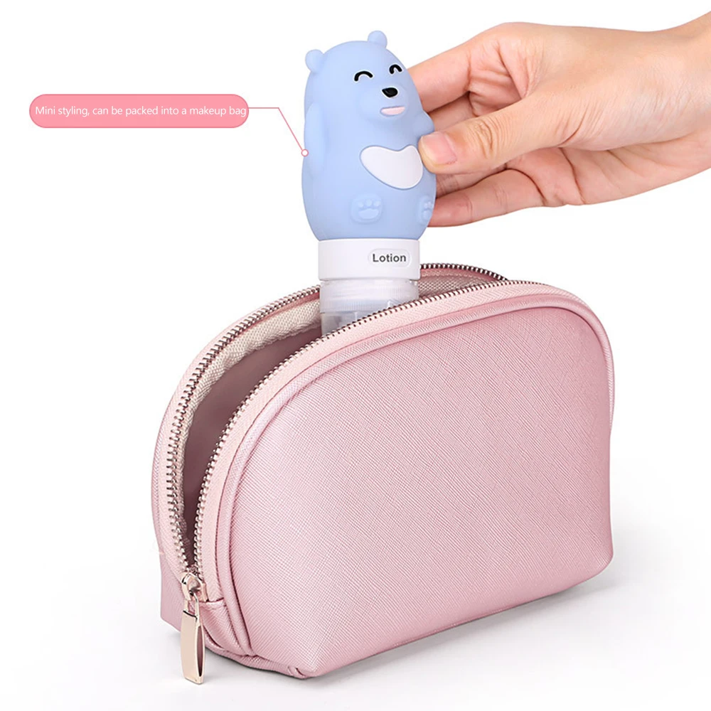 1 Pcs Silicone Sub-bottle Travel Set Cute Mini Japanese Explosion Models Cosmetics Tools Shower Gel Empty Bottle Small | Красота и
