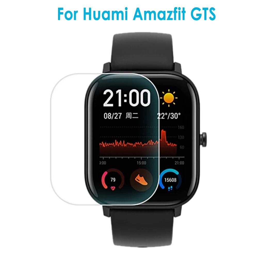 5 шт. Смарт-часы пленка для Huami Amazfit GTS Защитные пленки ультра-тонкая защитная пленка полный Смарт-часы защитный аксессуар
